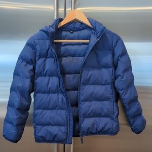 Uniqlo Kids Puffer Jacket in Vibrant Blue